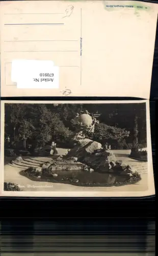 670910,Foto Ak Bern Weltpostdenkmal Post Postwesen Switzerland