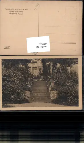 670916,Lausanne Rosiaz Chateau Mont Choisi Stiege Eingang Switzerland