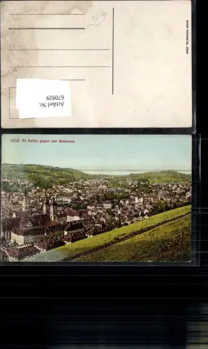 670929,St Gallen geg. d. Bodensee Switzerland