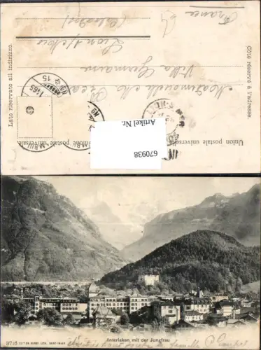 670938,Interlaken mit der Jungfrau Switzerland