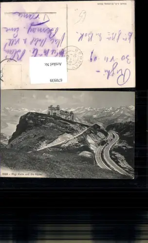 670939,Rigi-Kulm u. d. Alpen Arth Switzerland