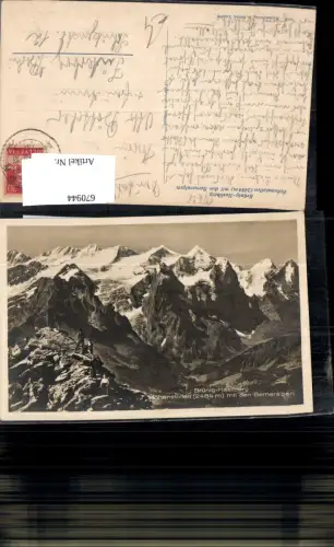 670944,Brünig Hasliberg Hohenstollen mit den Berneralpen Switzerland