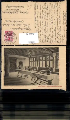 670946,Kloster St Georgen Stein a. Rhein Refektorium Konventsaal Switzerland