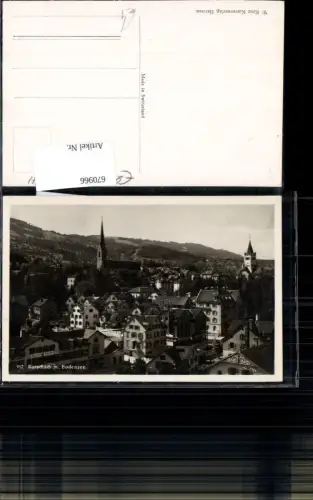 670966,Foto Ak Rorschach a. Bodensee Ansicht m. Kirche Switzerland