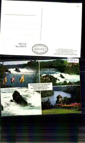 671166,Mehrbild Ak Rheinfall Laufen-Uhwiesen Neuhausen Schlössli Wörth Switzerland