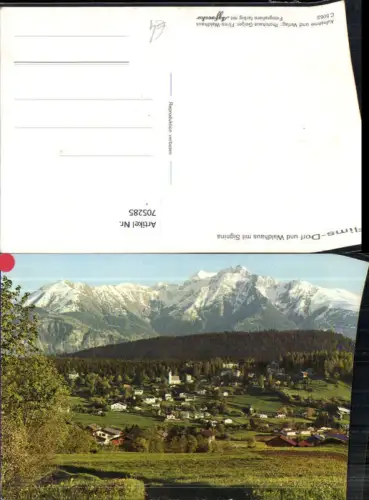 705285 Flims-Dorf u. Waldhaus mit Signina