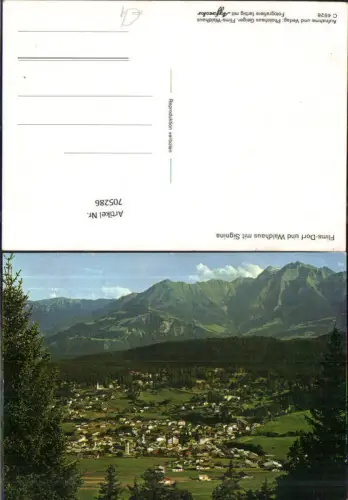 705286 Flims-Dorf u. Waldhaus mit Signina