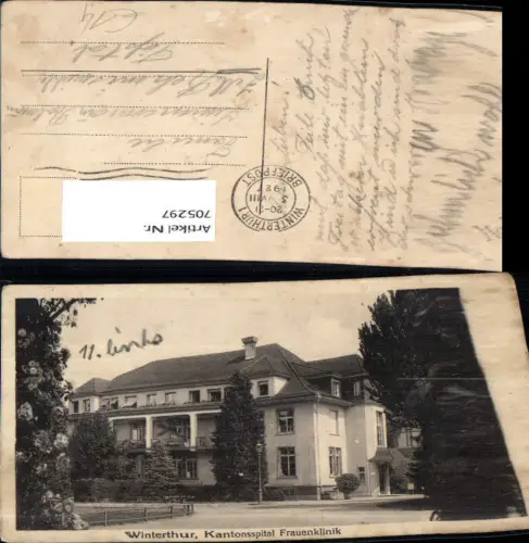 705297 Winterthur Kantonspital Frauenklinik Krankenhaus