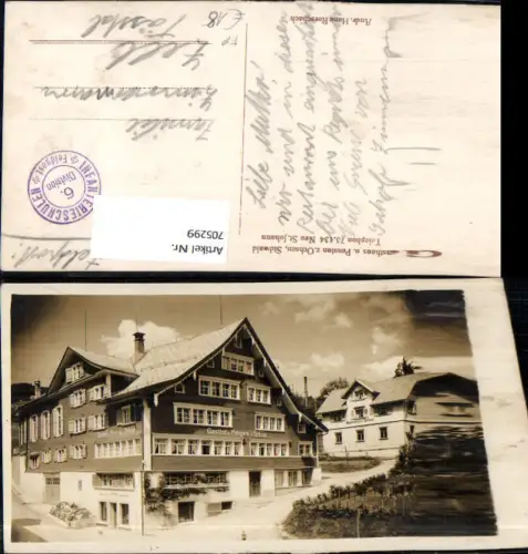 705299 Foto AK Sidwald Gasthaus u. Pension zum Ochsen Feldpost Infanterieschulen 6 Division