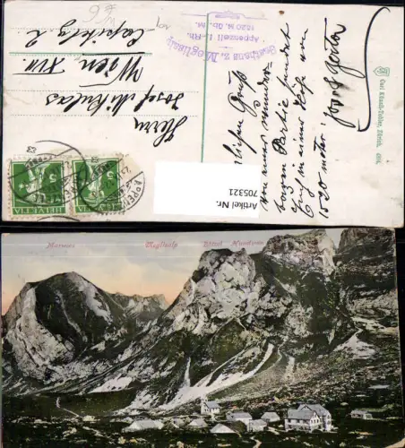 705321 Wasserauen Meglisalp Bötel Hundstein Marwies