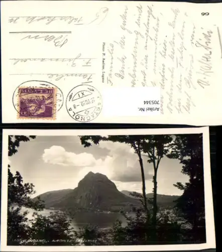 705344 Foto AK Lago di Lugano Monte Salvatore