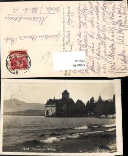 705354 Foto AK Chateau de Chillon Schloss