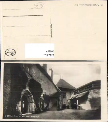 705357 Foto AK Chillon Cour et esaclier d honneur