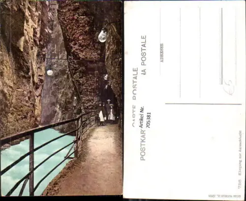 705381 Meiringen Eingang zur Aareschlucht