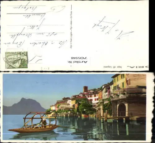 705948 Gandria Lago di Lugano Boot Gandrigna