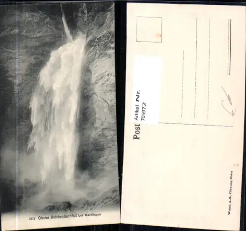 705972 Oberer Reichenbachfall bei Meiringen Wasserfall