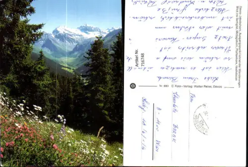 716748 Davos Jakobshorn Blick Servigtal Mittagshorn Plattenhorn Switzerland