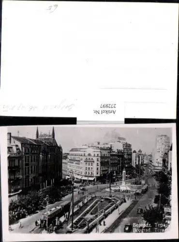 272897,Serbien Beograd Belgrad Terazije Hauptplatz Straßenbahn