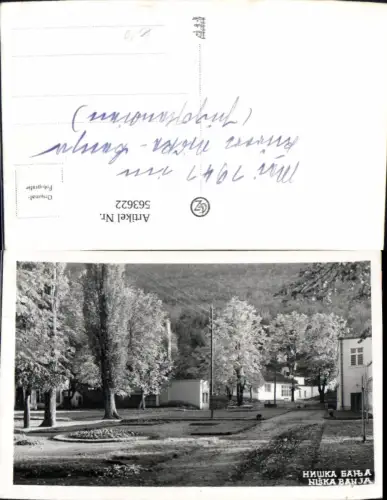 563622,Foto Ak Niska Banja Ansicht Strasse Park 1941
