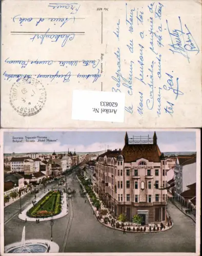 620833,Belgrad Belgrade Beograd Serbia Yugoslavia Hotel Moscou