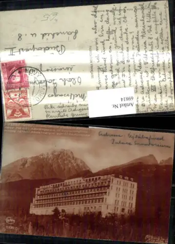 69814,Hohe Tatra Sanatorium i. Neuschmecks Novy Smokovec
