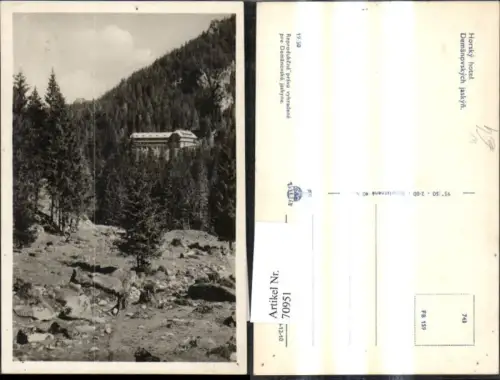 70951,Horsky hotel Demänovskych jaskyn Niedere Tatra