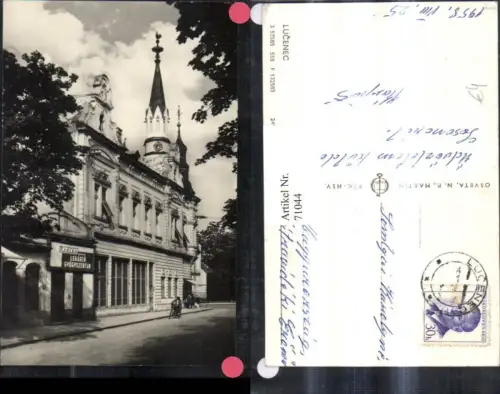 71044,Lucenec Lizenz Ansicht Kirche Medika Lekaren Gyogyszertar Geschäft