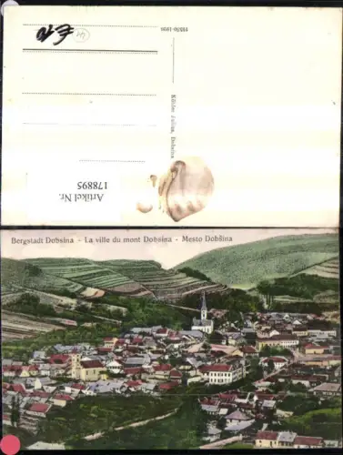 178895,Slowakei Bergstadt Dobsina Mesto Dobsina