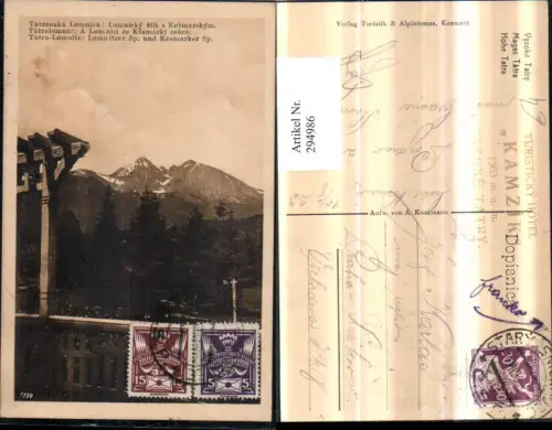 294986,Vysoke Tatry Hohe Tatra Tatra-Lomnitz Bergkulisse