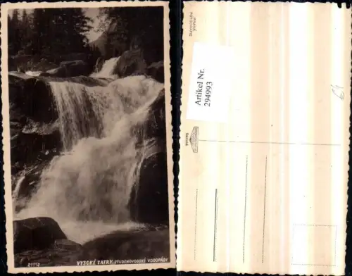 294993,Vysoke Tatry Studenovodske Vodopady Wasserfall