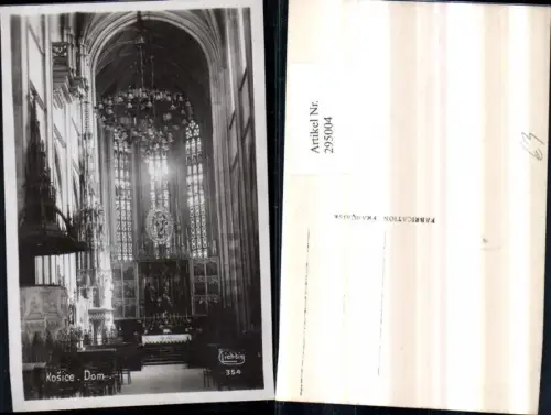 295004,Kosice Kaschau Dom Kirche Innenansicht Kanzel