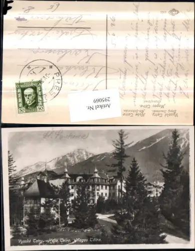 295069,Vysoke Tatry Hohe Tatra Alt-Schmecks Bergkulisse