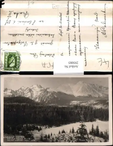 295085,Vysoke Tatry Nove Strabske Pleso velka Vysoka Koncista Bergkulisse