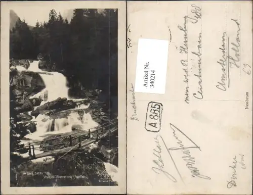 340214,Vysoke Tatry Vodopad Studen vody Wasserfall