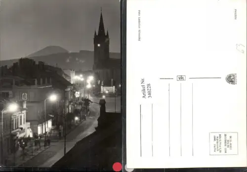 340228,Presov Eperies b. Nacht Teilansicht Kirche