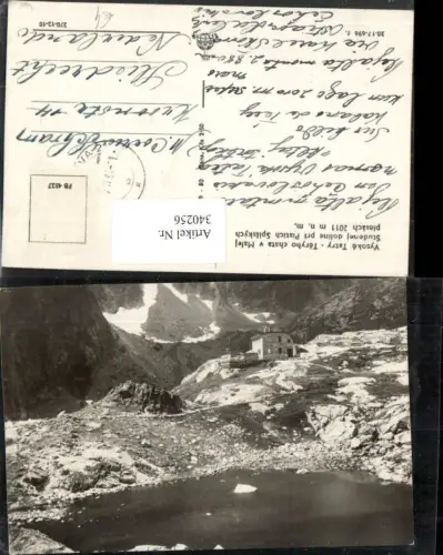 340256,Vysoke Tatry Teryho chata v Malej Berghütte See