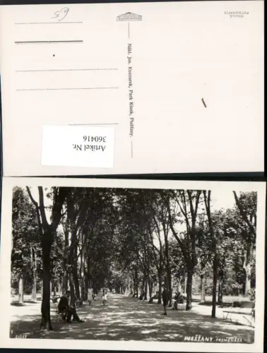 360416,Slovakia Piestany Promenada Promenade Allee
