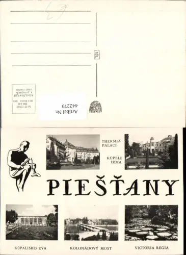 442279,Slovakia Piestany Thermia Palace Kupele Irma Victoria Regia Mehrbildkarte