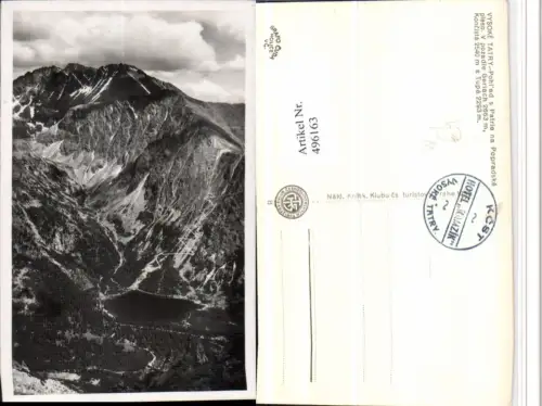 496163,Slovakia Vysoke Tatry Pohl'ad s Patrie na Popradske Bergkulisse
