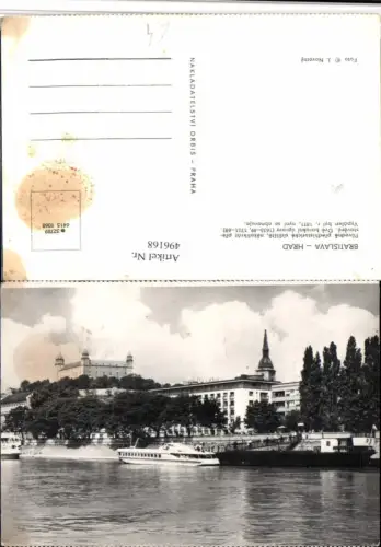 496168,Slovakia Bratislava Hrad Burg Anlegestelle Boot