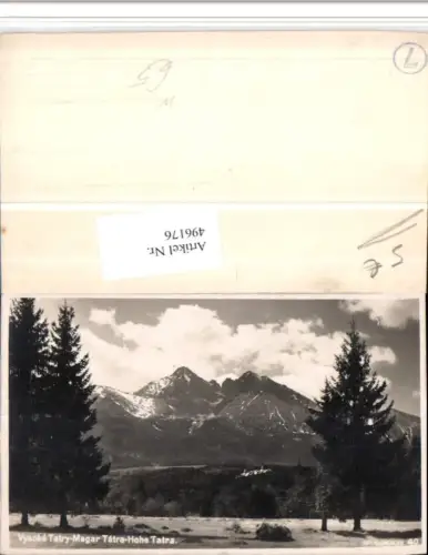 496176,Slovakia Vysoke Tatry Magar Tatra Bergkulisse