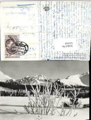 511018,Slovakia Vysoke Tatry Strbskeho plesa Bergkulisse Winterbild