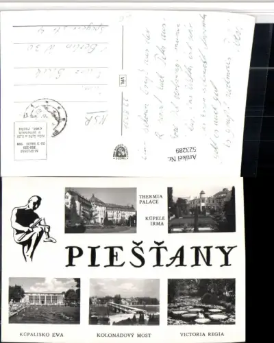 523289,Slovakia Piestany Kupele Irma Kupalisko Eva Victoria Regia Mehrbildkarte