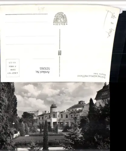 523265,Slovakia Statne Kupele Piestany Kupele Irma Gebäude