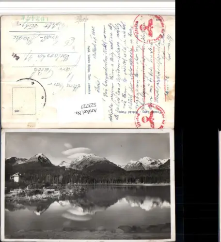 523727,Slovakia Vysoke Tatry Strbske Pleso See Bergkulisse