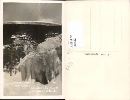 580512,Hotel Vysoka Varta Hohe Warte Spindlermühle Spindleruv Mlyn