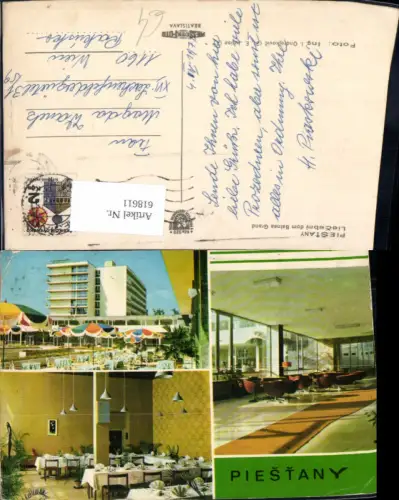618611,Mehrbild Ak Piestany Pistian Liecebny dom Balnea Grand Hotel Slovakia