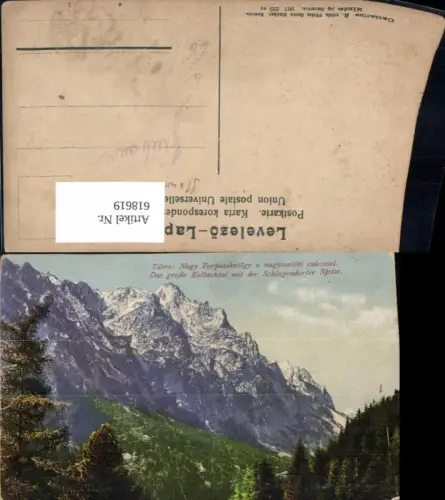 618619,Tatra Nagy Tarpatakvölgy Schlagendorfer Spitze Kolbachtal Velky Slavkov Slovakia
