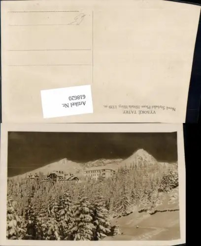618620,Vysoke Tatry Nove Strbske Pleso Hotels Mory Strba Slovakia