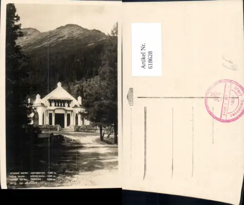 618628,Foto Ak Vysoke Tatry Hrebienok Hohe Tatra Kämmchen Stary Smokovec Slovakia